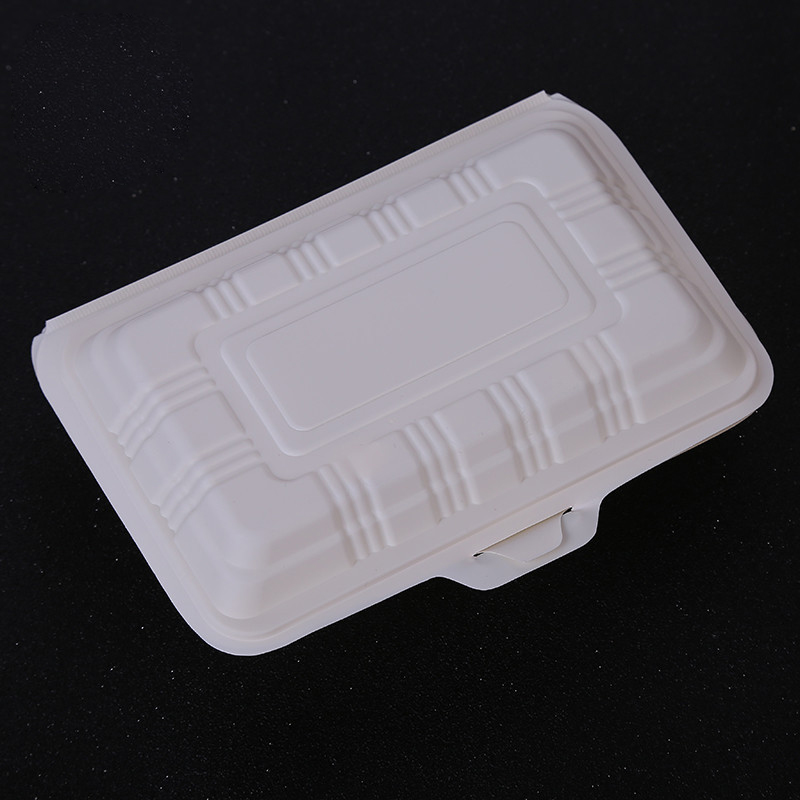 Envasado de alimentos plástico compostable biodegradable de la caja de la comida de la maicena del almidón de maíz