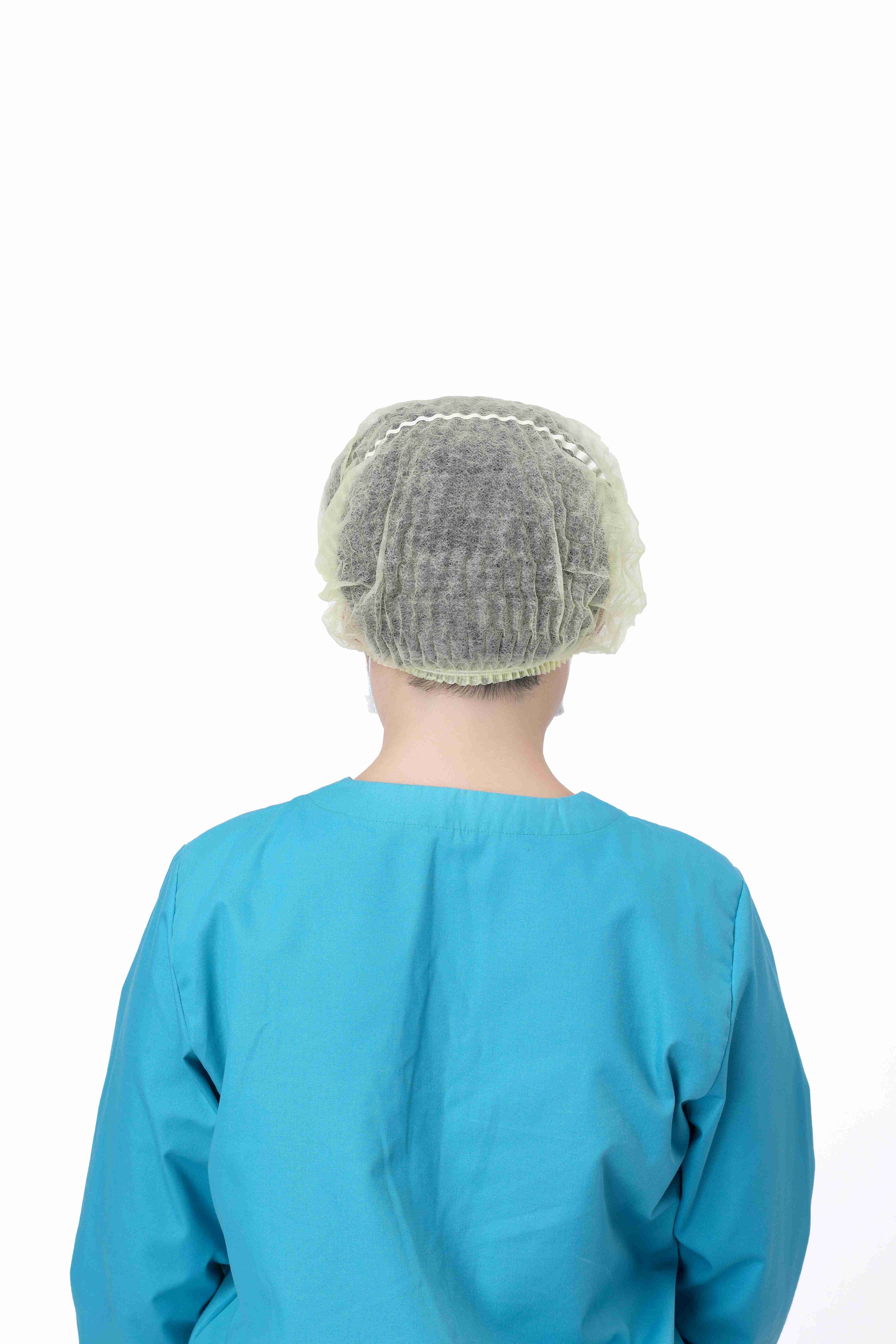 Gorro desechable, gorros de mafia, gorro de red para el cabello, 100 piezas, tamaño libre elástico, para cosméticos, belleza, cocina, industrias domésticas, hospitales