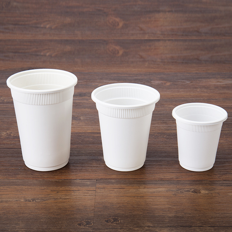 Taza plástica disponible abonable biodegradable del almidón de maíz del almidón de maíz del 100% para las ocasiones del hogar de la reunión del hotel