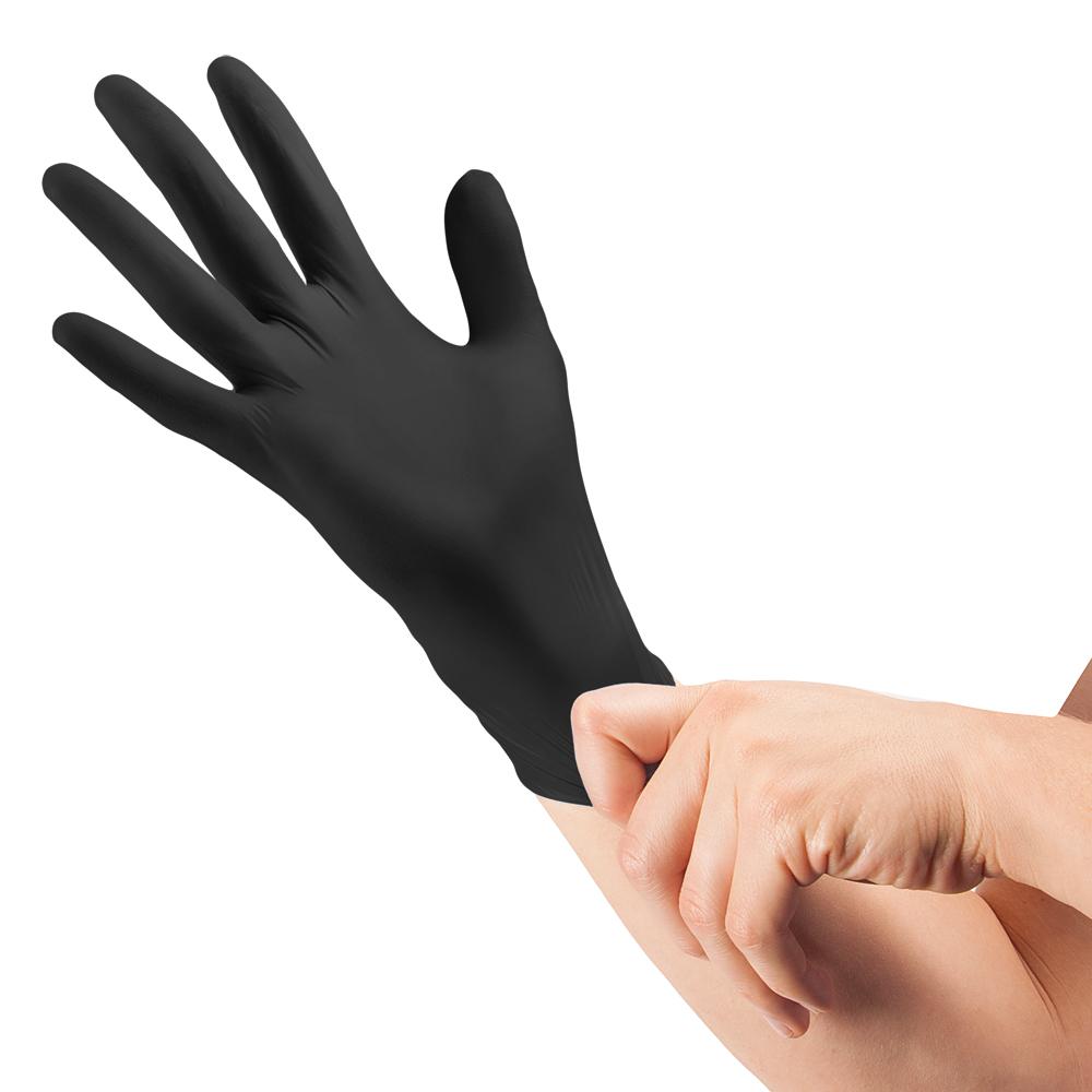 Guantes disponibles de la categoría alimenticia Guantes del salón de belleza Guantes de la muestra libre 