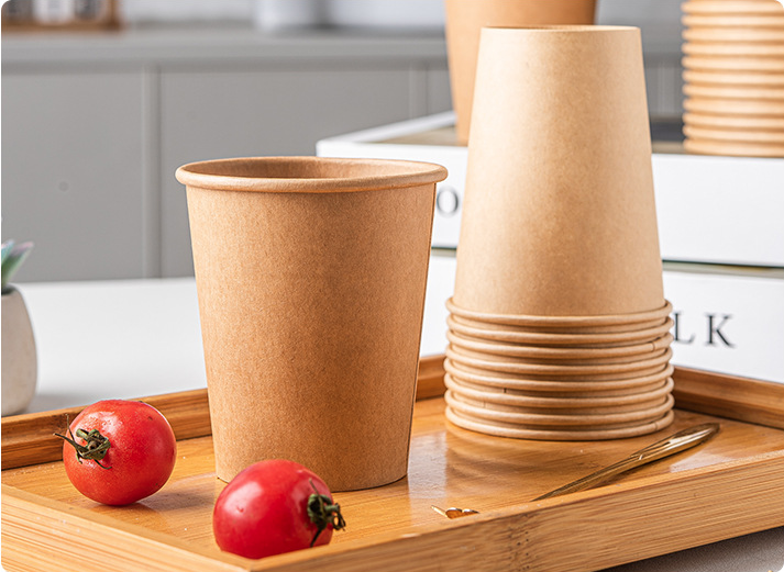 Muestra gratuita de la taza de papel del PLA del café caliente de la taza doble degradable de la pared de la venta al por mayor de encargo del tamaño de encargo